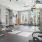 a gym with exercise equipment